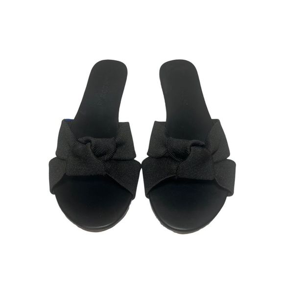 Women’s rothys sandals size 6.5 black - Picture 2 of 4